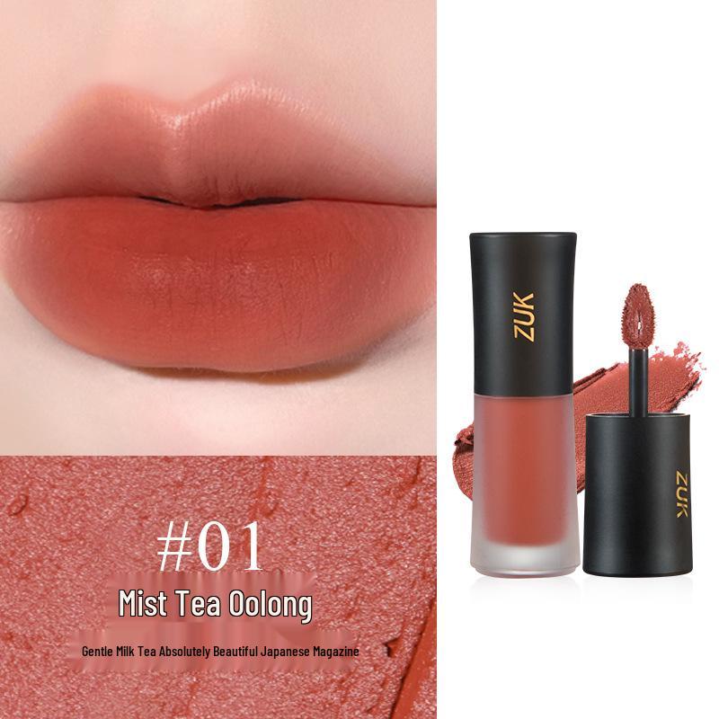 

ZUK Velvet Matte Lipstick: Long-lasting, Non-stick, Moisturizing, Lightweight for Women and Students.