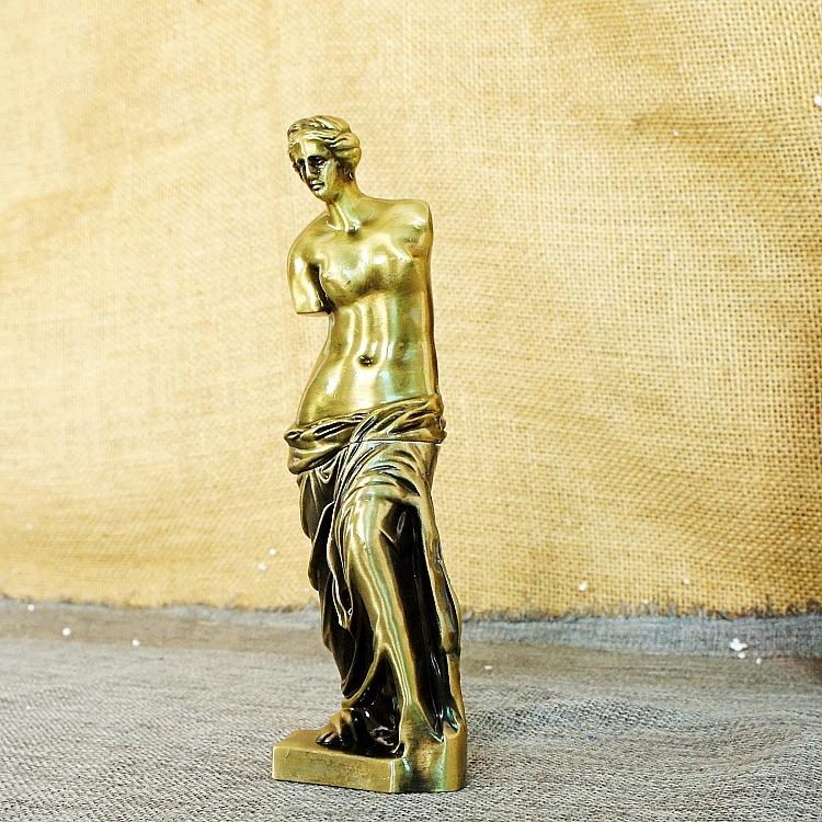 

Nordic Metal Venus Goddess Statue Home Decor Artwork Statue Craft Alloy Ornament Home Decoration світло-сірого кольору