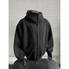 Autumn New Sweater Loose Commuting Versatile Japanese and Korean Double Head Zipper Hooded