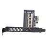 M.2 NVMe to PCIe X4 5.0 Adapter Stable 32Gbps Speed M2 to NVME Expansion Card for Computer