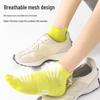 Men's Anti-Odor Cotton Marathon Running Socks - Breathable, Sweat-Absorbent, Perfect for Spring & Autumn.