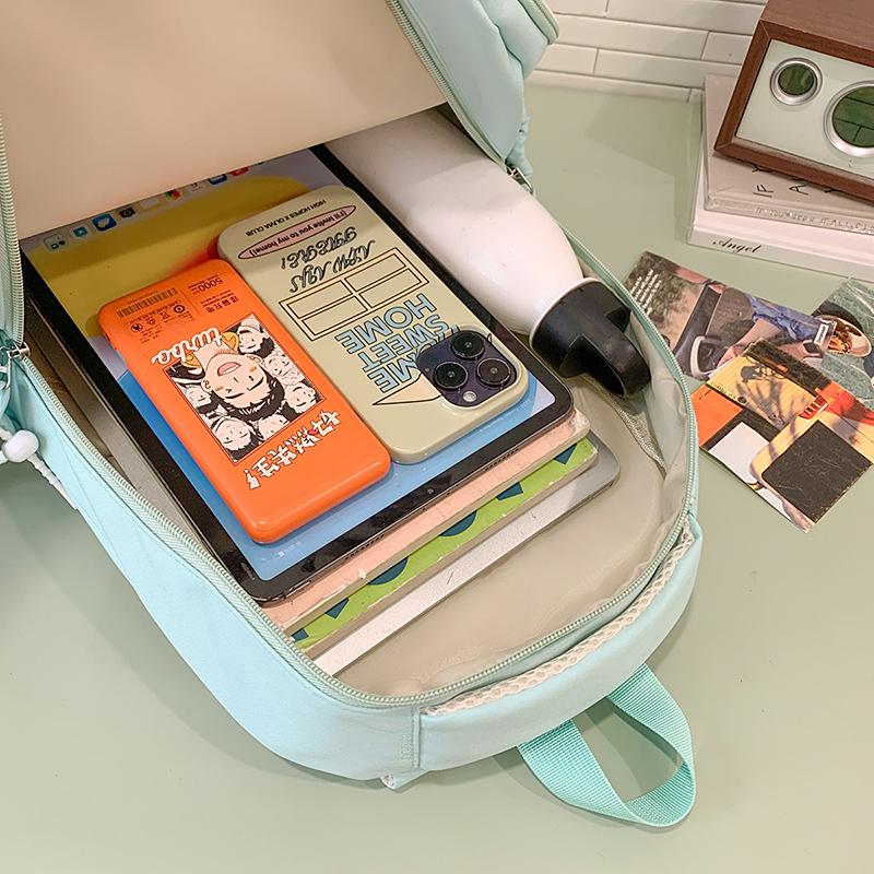 Middle School Student Schoolbag Women's Large Capacity College Style Backpack