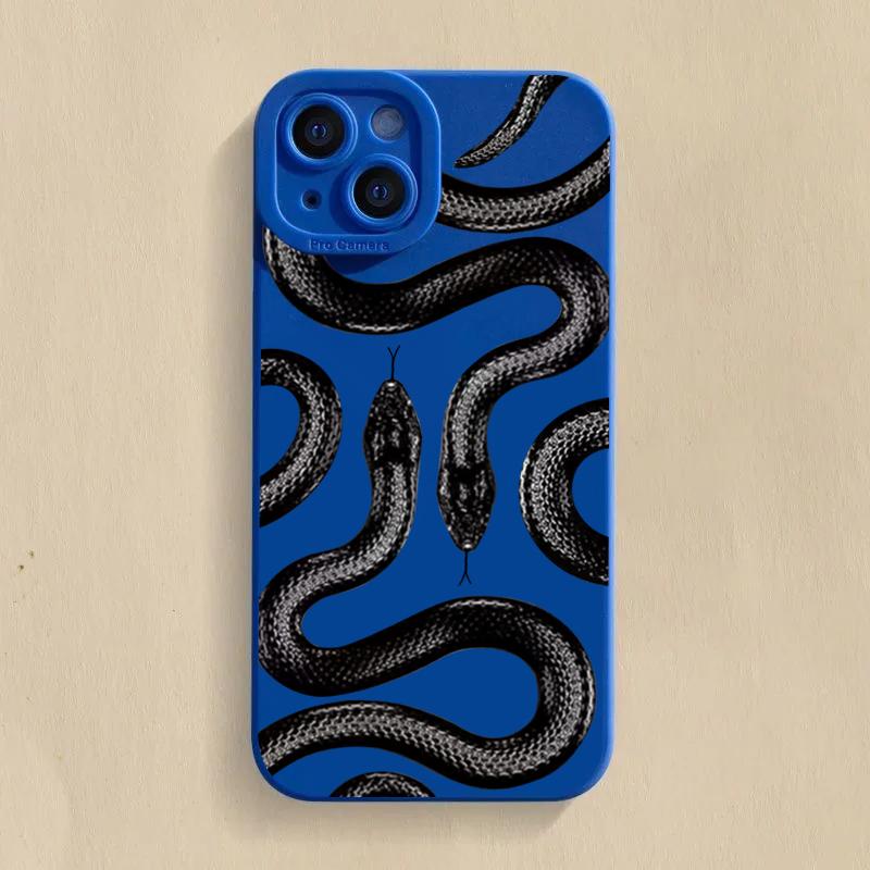 Luxury New Fashion Snake Year Case For  Redmi Note 14 13 12 11 Pro Plus 5G 12S 11S 10S Redmi 13C 13 12 Silicone Cover