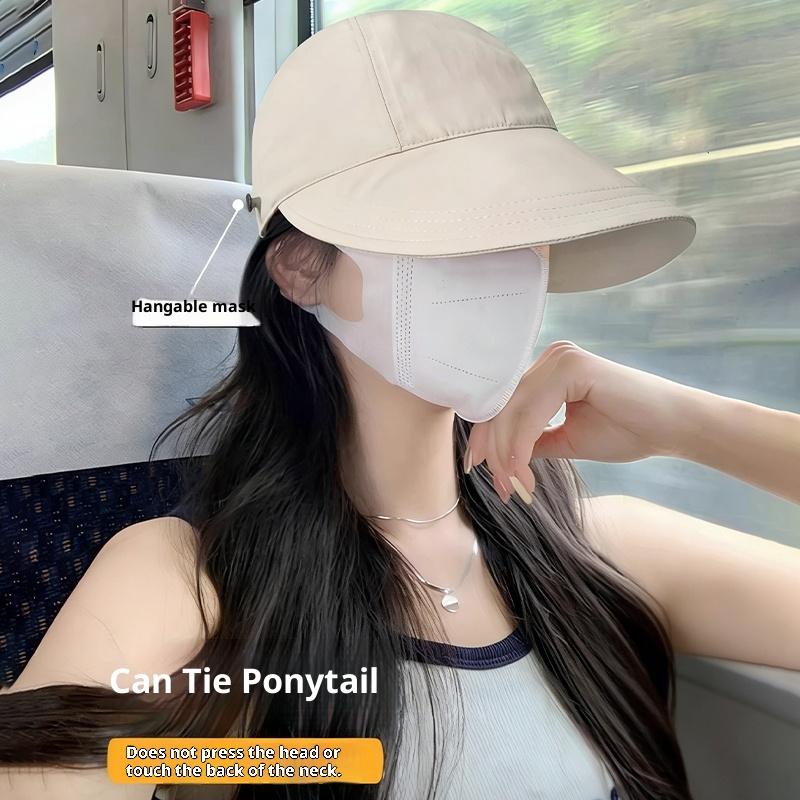 2026 Summer New Breathable Fisherman Hat For Women Outdoor Sunshade And Sun Protection Fashionable Duckbill Cap