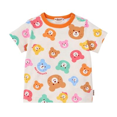 MIKI HOUSE HOT BISCUITS Kurzarm Jungen und T-Shirt, Mädchen, Baby, Kinder, Mehrfarbig, 80cm, 72-5201-140