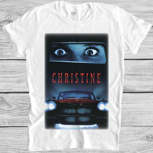 Christine T Shirt Vintage Horror Movie 80s Cool Cult Film Tee 2353