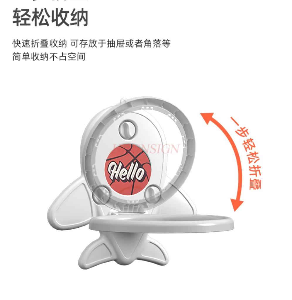 Basketball Rack For Children Indoor Adjustable Shooting No Punching Wall Mounted Basketball Frame For Children