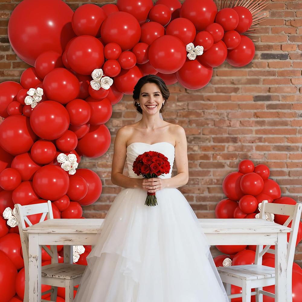 Valentine Day Themen Balloons Garland Red Balloon Arch Kit Wedding Anniversary Bridal Shower Birthday Party New Year Decoration