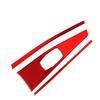 Red Carbon Fiber Central Console Panel Trim For BMW 3 4 Series F30 F34 2013-2019