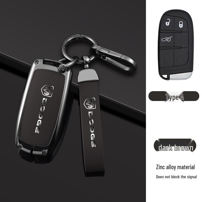 Dodge Journey Metal Key Case: Premium Key Cover with Buckle for Men's Keys