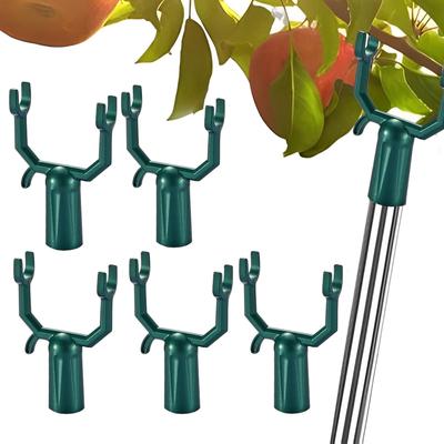 Ensemble de 5 pièces Support de branches d'arbres Réglable Anti-rouille Supports pour fruits Tuteurs d'arbres Écarteurs de branches Outil d'appui Ramasse-fruits d'extérieur