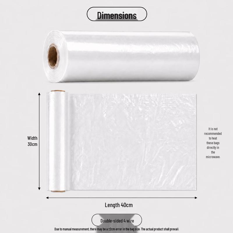 Thickened Transparent Food Preservation Roll Bags