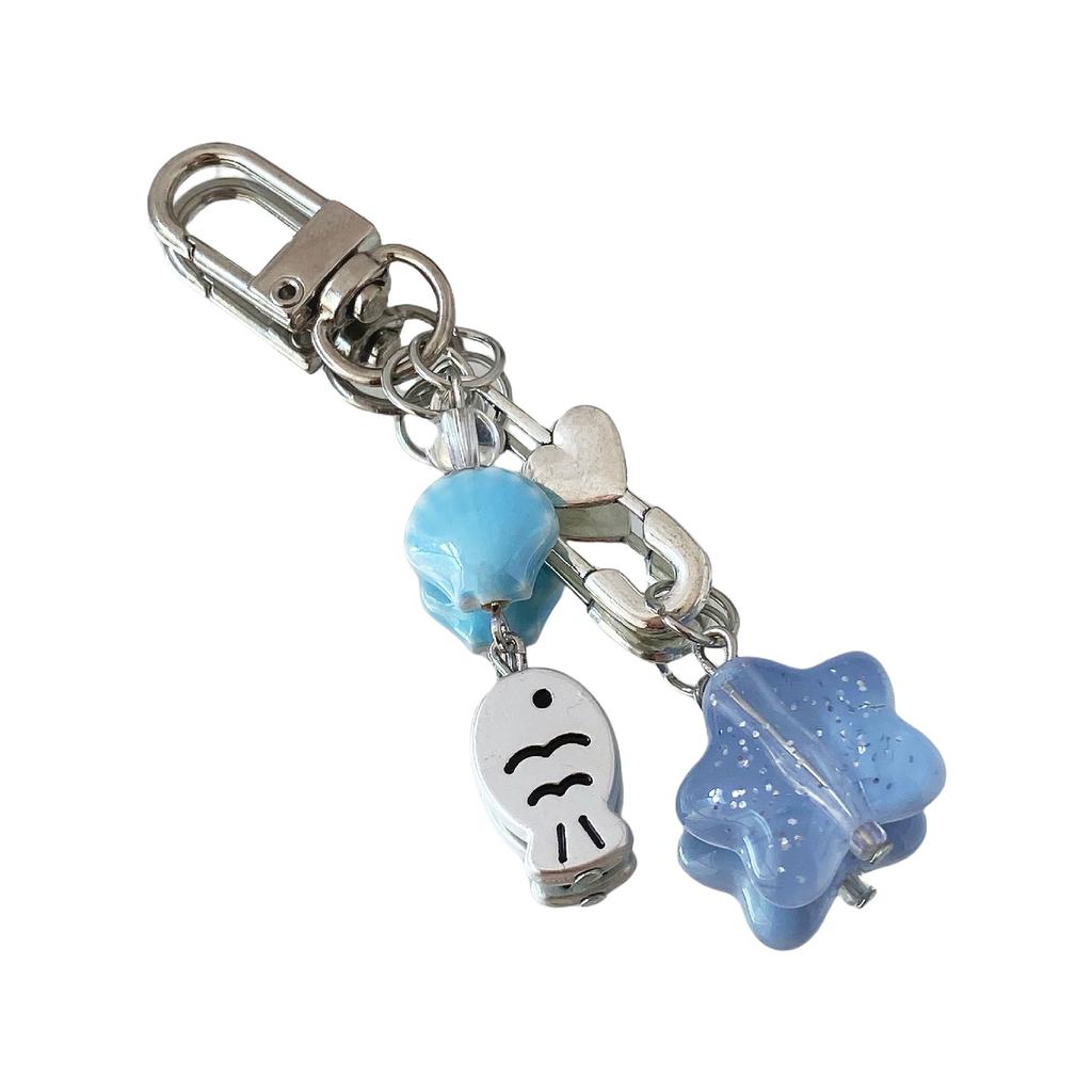 Summer Essential Phone Chain With Starfish And Shell Elements Phone Decoration Perfect For Fashionable Young Ladies
