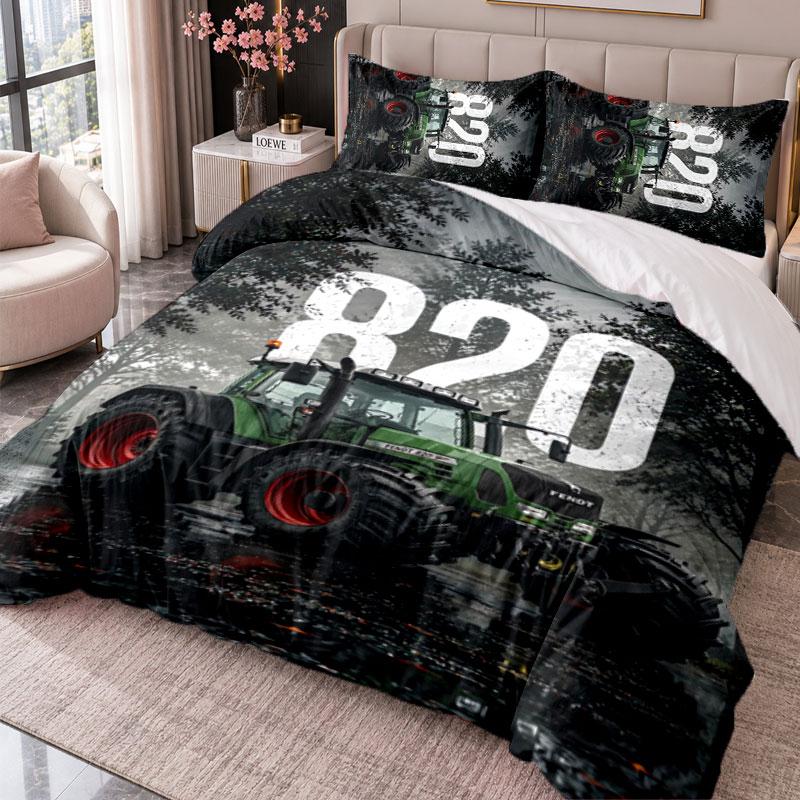 John Deere 3Pcs Bedding Set Duvet Cover With Two Pillowcases For Bedroom Home Decoration
