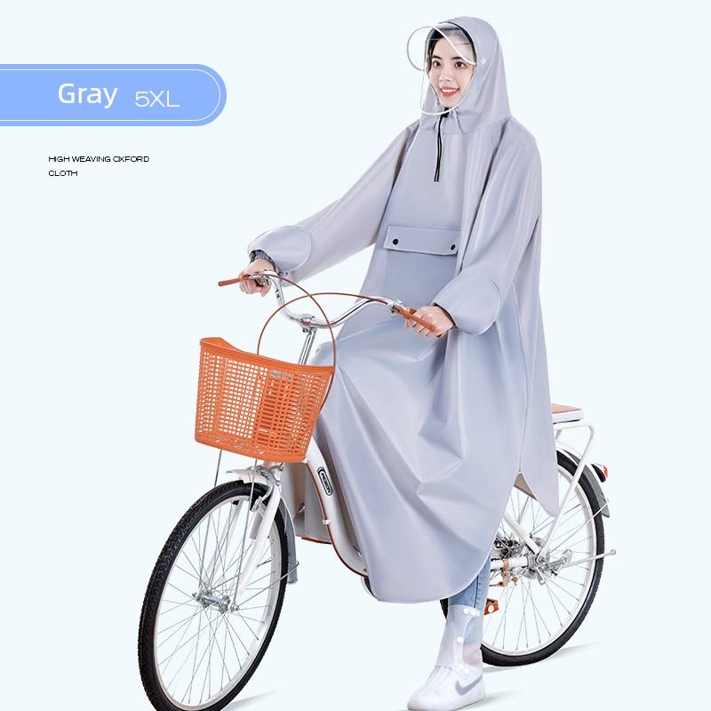 Bicycle Raincoat Adult Women's Student Only Cycling Electric Bicycle Long Full Body Rainproof Poncho