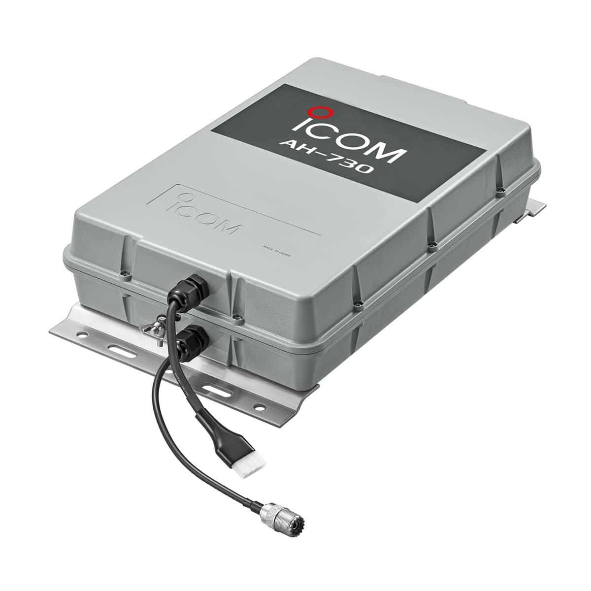 

Антенний тюнер 1,8~50 МГц AH-730, сумісний із ICOM для зовнішньої установки сірий колір