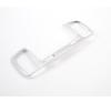 For Mercedes Benz GLS GLE Class ABS Carbon Fiber/Silver Car Central Control Air Outlet Decorative Frame Trim Car Accessories