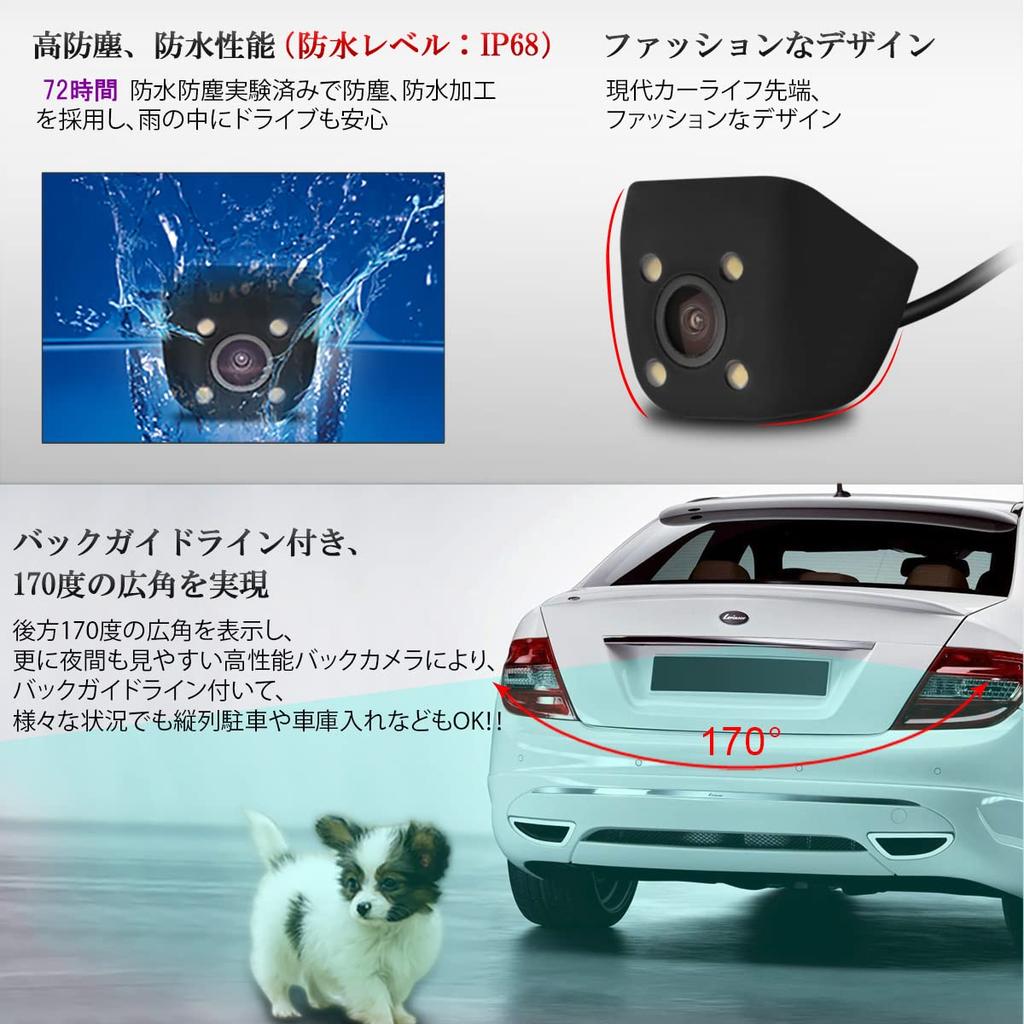 (CAM009S) XTRONS AHD Backup Camera, 720P, 1 Million Pixels, Wide Angle, 170 Degrees, 4