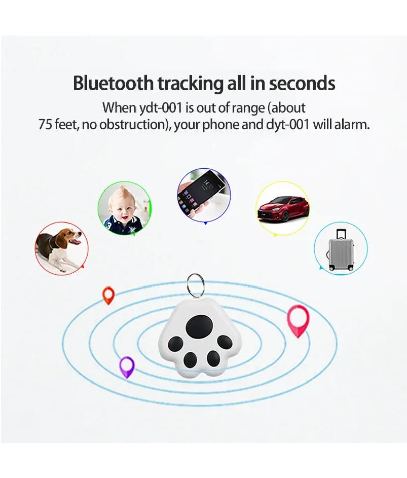 Smart Mini GPS Tracker Schlüssel Kinder Tasche Finder Hund Katze Haustier Locator Bluetooth Tracker Gerät Anti-Verlust Erinnerung für iOS/ Android