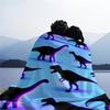 Dinosaur Dreamland Print Blanket Warm Comfortable Flannel Blanket Suitable for Bedrooms,Sofas, Beds,Chairs