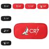 Cr7 Sports Theme Canvas Pencil Bag With Cartoon Print For Kids Teens