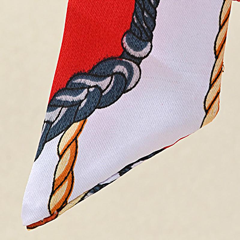 Femme Alliage Tissé à la Main Polyester Pendentifs Sac Cadeau Créatif Porte-clés Supports Ornement Ruban de Soie Porte-clés Personnalité 9 Couleurs