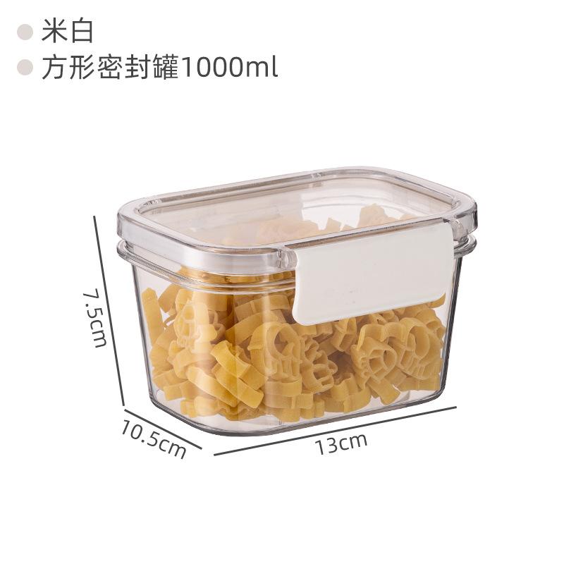 Cereal Display Canister Pantry Organization Kitchen Plastic Storage Boxes Airtight Dry Food Storage Container With Lids