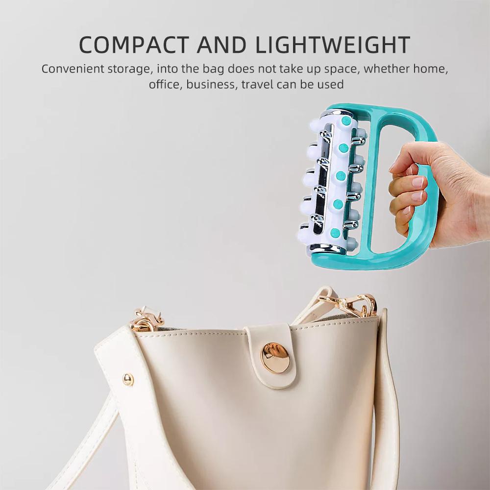 Handheld Massager Cellulite Massager Fascia Release And Muscle Massage 360° Rotating Roller For Shoulders Back Waist Feet Hands