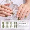 Semi Cured Gel Nail Strips Patches Sliders UV/LED Lamp Cured Adhesive Long Lasting Full Cover Gel Nail Stcikers Manicure