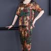 Fat Women's Huge Slimming Suit Women's Summer Loose-fitting Belly-covering Short-sleeved Two-piece Suit for Women