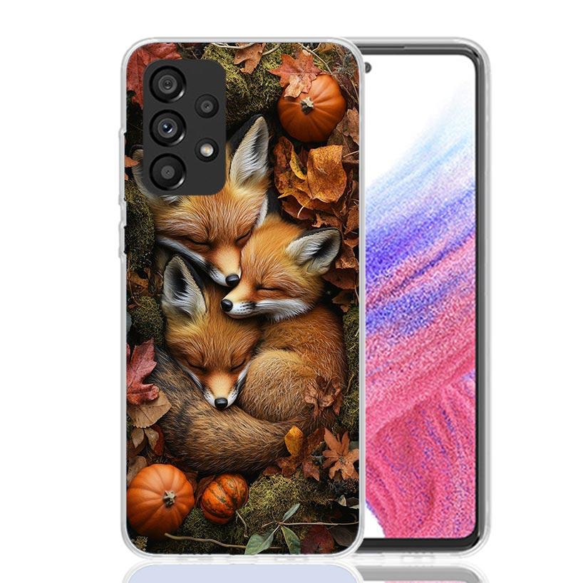Animal Fox Phone Case for Samsung Galaxy A17 A16 A15 A14 A13 A57 A56 A55 A54 A53 A37 A36 A35 A34 A33 A26 A25 A24 A23 Galaxy A16