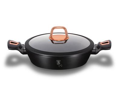OLLA DE GRANITO 28cm BERLINGER HAUS BH-1640 ROSE NEGRO