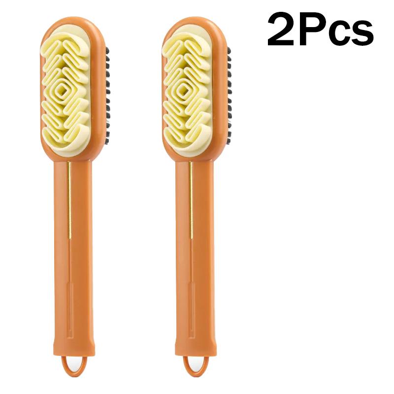2-in-1 Suede Shoe Brush Rubber Eraser Scrub Cleaner for Suede Nubuck Shoes