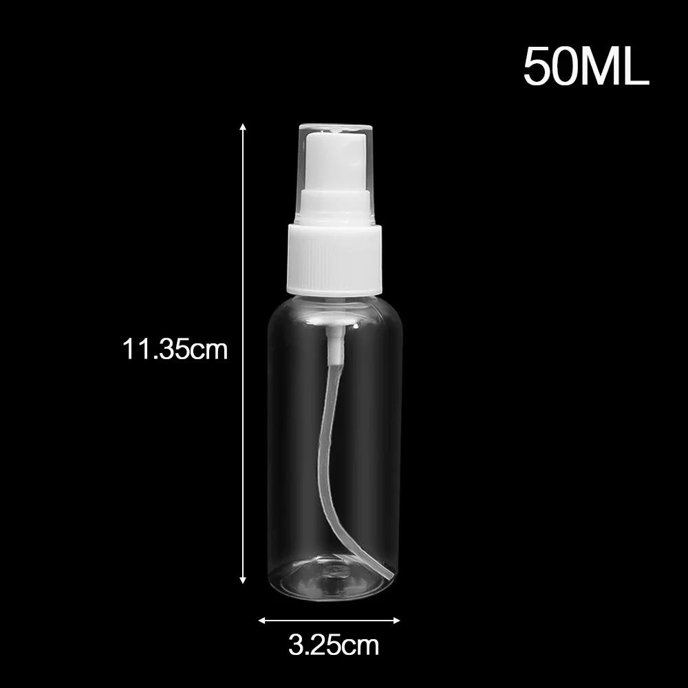10/30/50/100ml Refillable Bottles Empty Spray Bottle Portable Travel Clear Dispensing Container Cosmetic Perfume Spray Atomizer