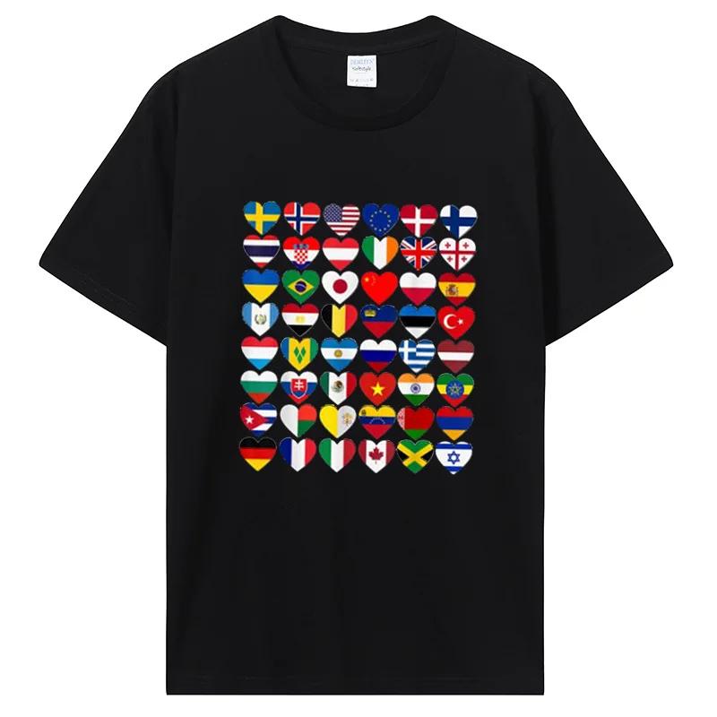 Flags of The Countries of The World,International Gift Ts... XXL