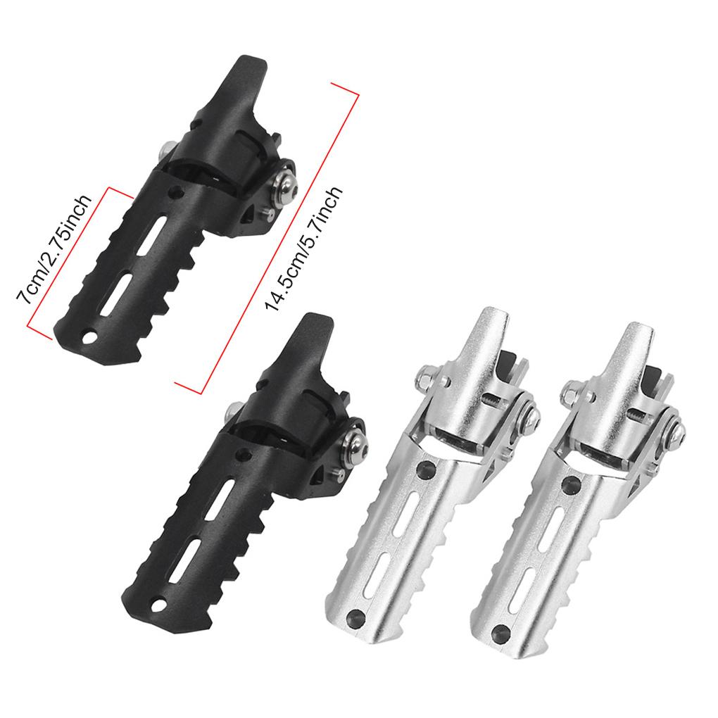 Balení 2 stupaček na motocykl Složená stupačka Pedál Oprava stupaček Náhrada za F 800 GS Adventure S1000XR Black