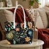 Bohemian Floral Pattern Tote Bag Fashion Large Capacity Shopping Bag Ladies Outdoor Daily Carry Handbag