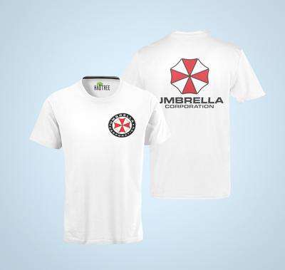 Ombrello Firma  Resident Evil Film T-Virus Mutazione Cosplay Uomo Bio Maglietta