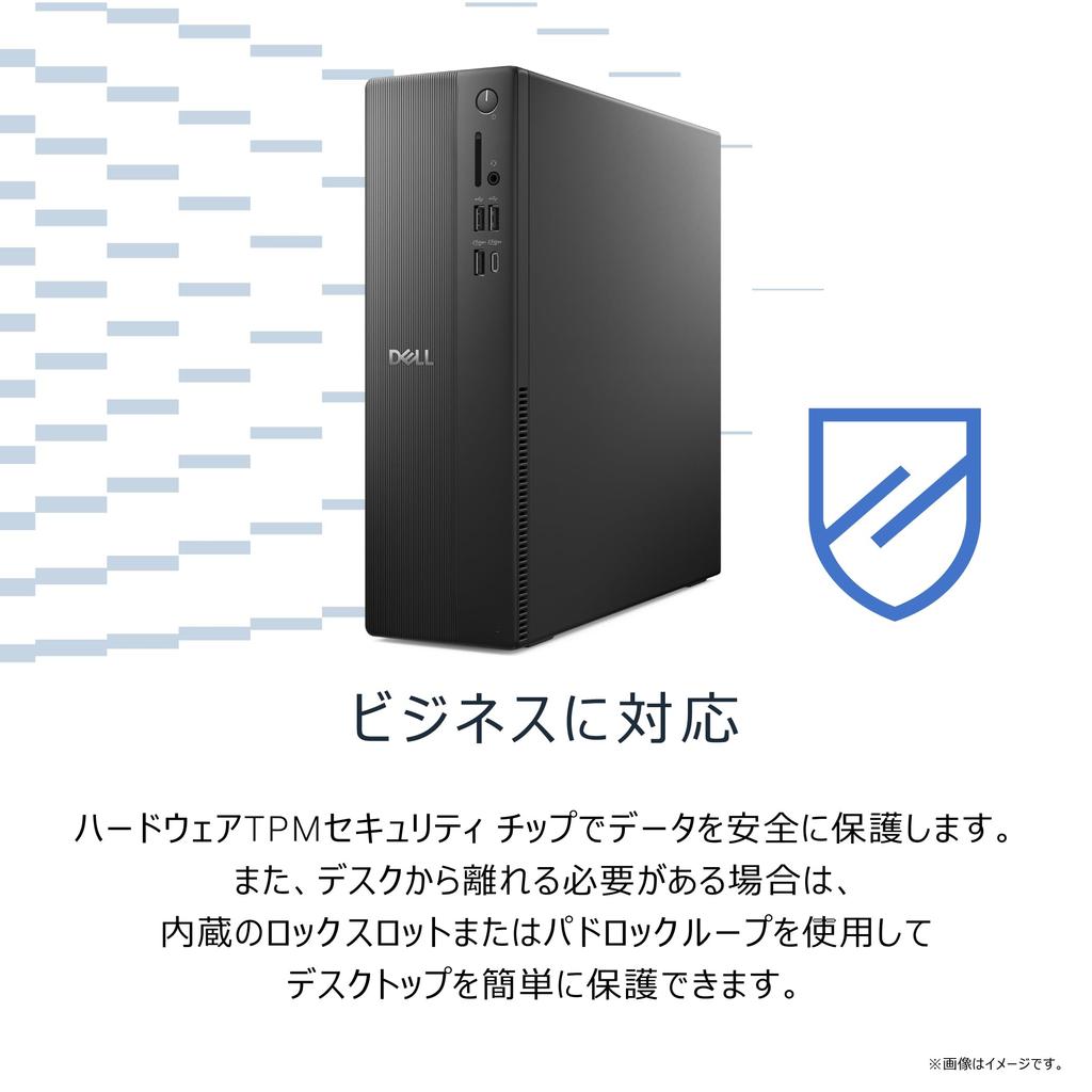 Dell Desktop PC Dell Slim ECS1250 Core Ultra 5 225 16GB Memory 512GB SSD Windows 11 Black Next Business Day Repair Service 1 Year HDD Return On-site