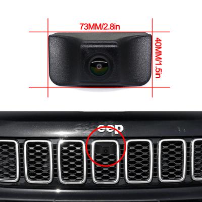 CCD HD Car Front View Logo Embeded Camera For Jeep Cherokee Grand Cherokee 2016 2017 2018 Waterproof Parking Camera
