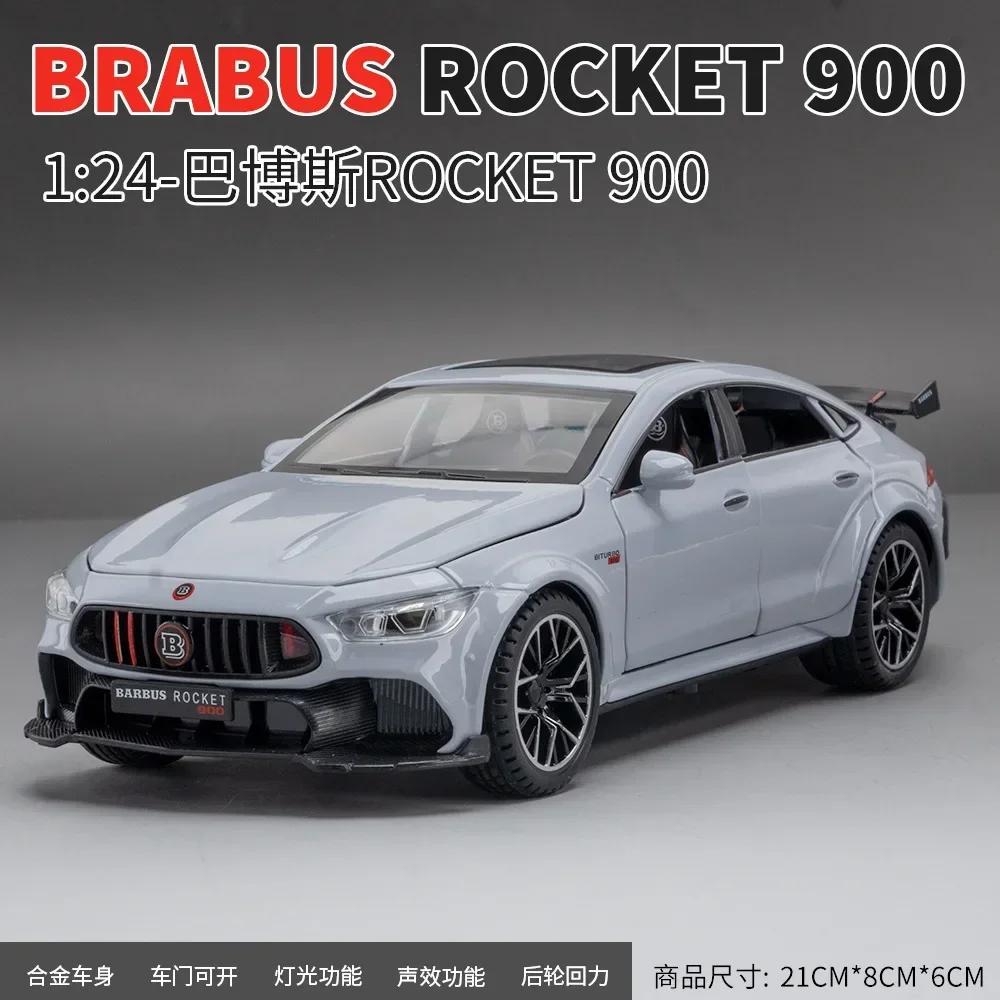 

New 1:24 Mercedes Benz 900 AMG Sports car Diecast Metal Alloy Model car Sound Light Pull Back Collection Kids Toy Gifts