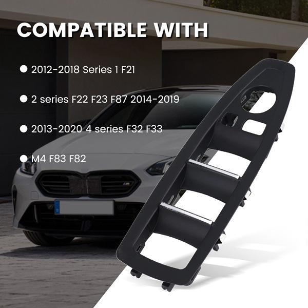 BMW 1 Series Window Lift Switch Panel Covers - Compatible with Part Numbers 51417326362, 51417326364. Other