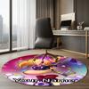 Custom Name Rayman Printed Round Rug Carpet Chair Rug Area Rug Entryway Doormats,for Office Chair Living Room Bedroom Kitchen Room.
