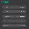 2026 VGR V-326 Reciprocating Shaver Gradient Matte Body IPX6 Waterproof Men's Shaver Convenient USB Rechargeable Home Travel Shaver Hair Removal Razor