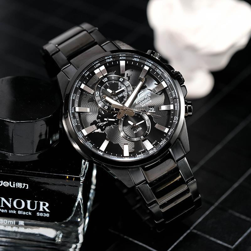Casio Men EDIFICE Black Watch EFR-303DC-1A EFR-303DC-1A