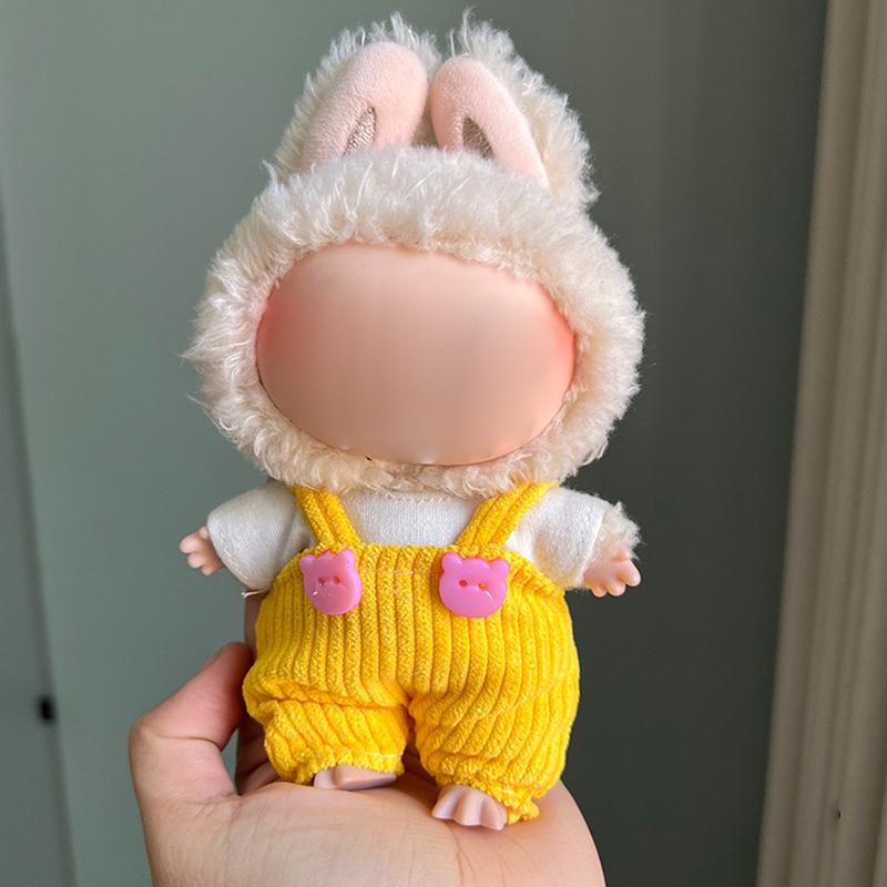 Plush Toy Clothes Set For 17Cm Plush Vinyl  Stylish Outfit Clothes Sports Leisure Suit  Outfit Accessories