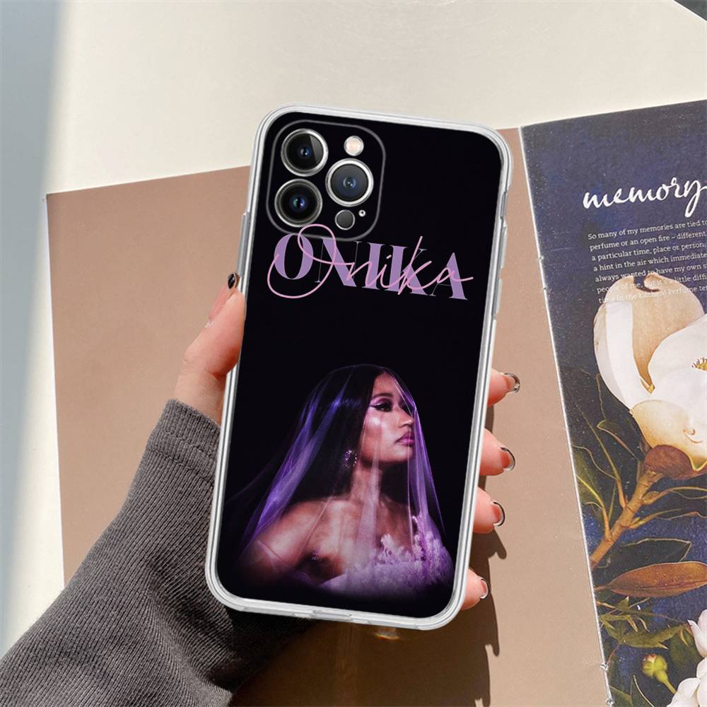 Nicki Minaj Rapper Handyhülle, passend für iPhone 16, 15 Pro Max, iPhone 14, 11, 12 High End, 13 Pro, Silikon
