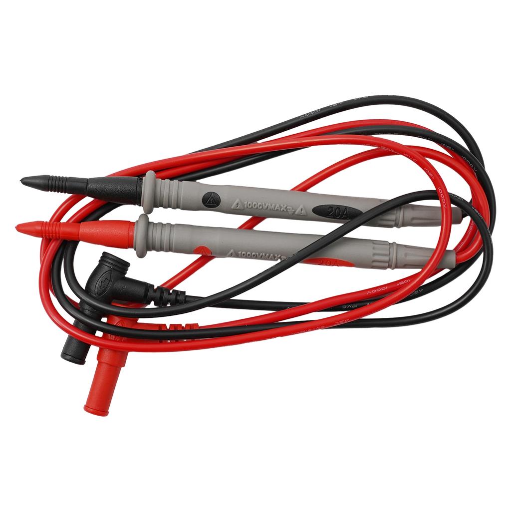 Fint spiss nål meterprobe testledninger for multimeter voltmeter kabel