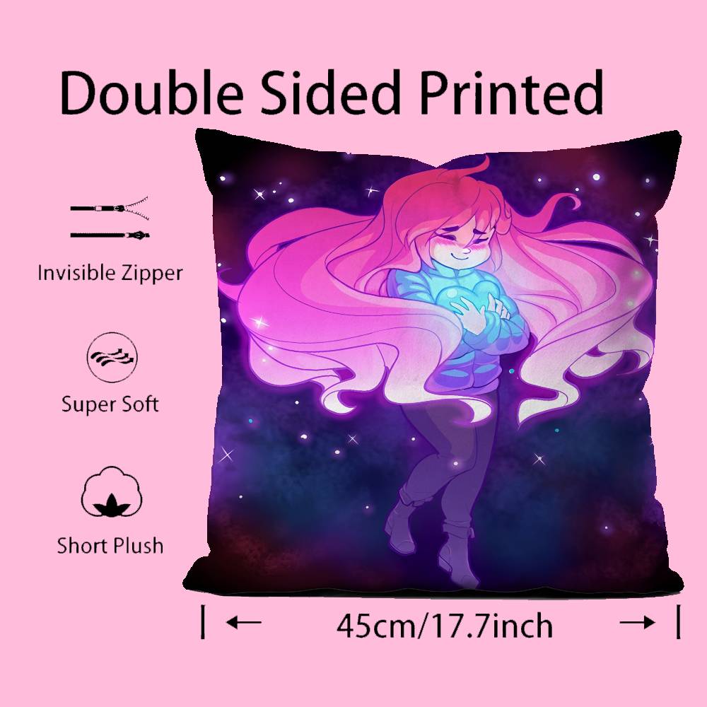 C-Celeste Game Funny Pillow Case Pattern Printing Pillowcase Living Room Sofa Cushion Cover Bedroom Room Decor