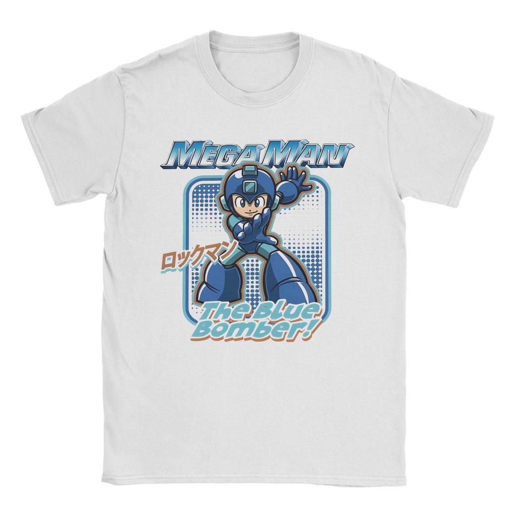 Megaman X Mega Boy TShirt for Men Women  Fashion Pure Cotton Tee Shirt O Neck Short Sleeve T Shirt Plus Size Clothes